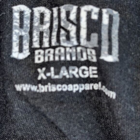 Koi Fish Graphic Tee X-Large By Brisco Brands Black White & Red Short Sleeve Cot - Picture 2 of 4